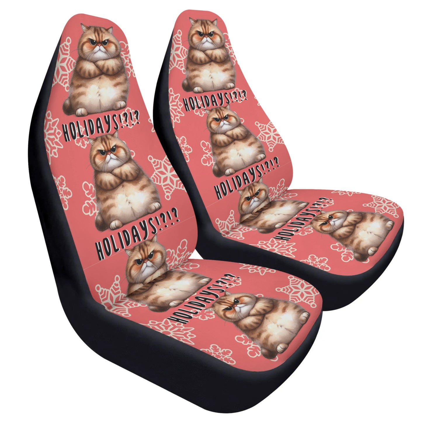 Holidays?!?! Cat- Front Car Seat Covers