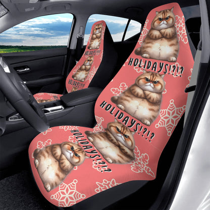 Holidays?!?! Cat- Front Car Seat Covers