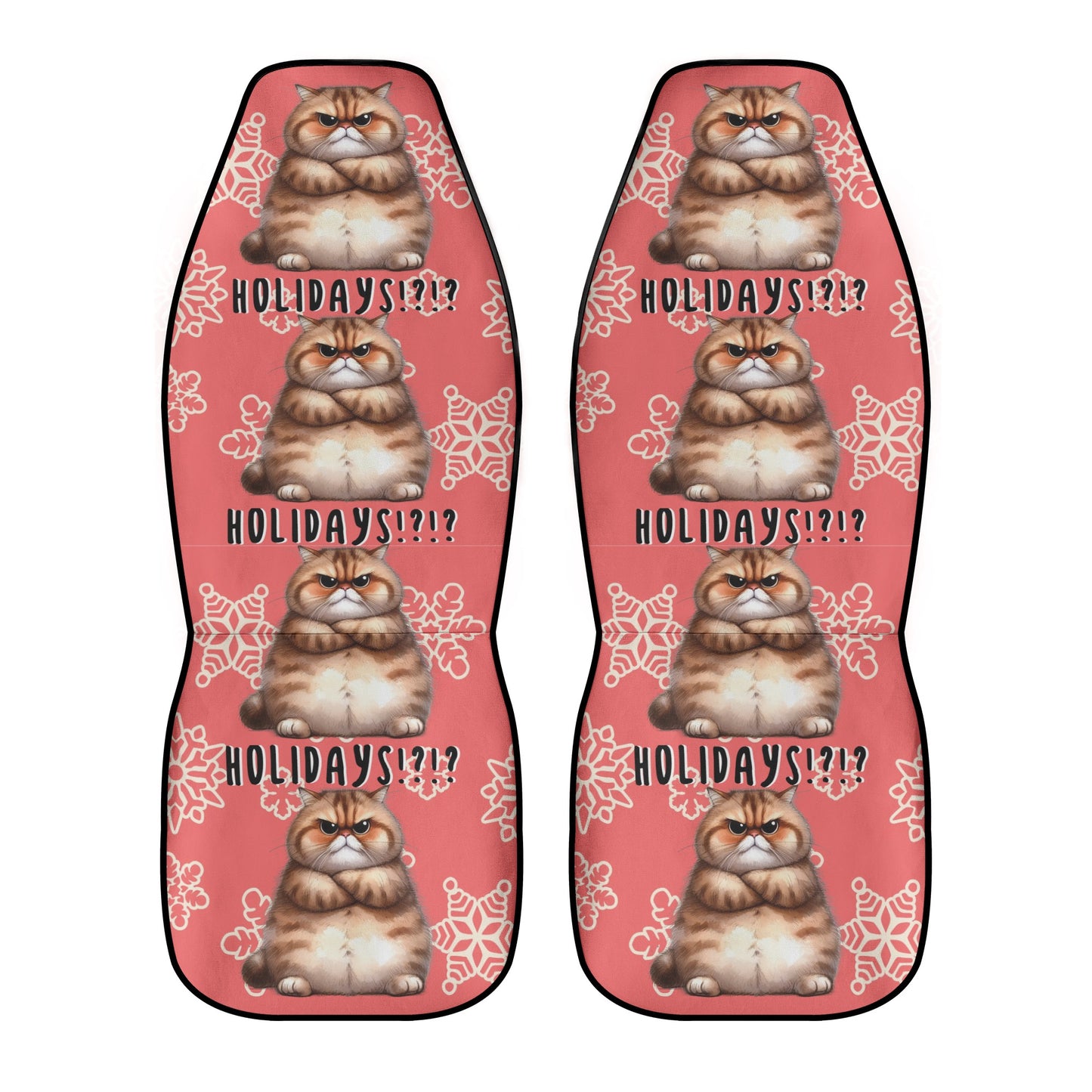 Holidays?!?! Cat- Front Car Seat Covers