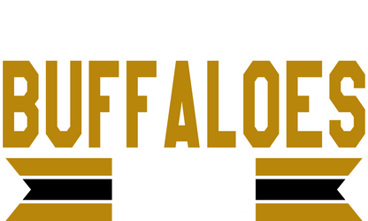 Buffaloes Nation on Black Crewneck Sweatshirt